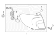 2018 Buick Envision Tail Light Diagram - 84246414