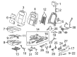 GMC Sierra 1500 Seat Cushion Pad Diagram - 84552597