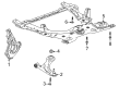 2024 Buick Encore GX Control Arm Bolt Diagram - 11603179