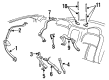 1996 Oldsmobile Aurora Seat Belt Diagram - 12530958