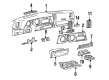 1990 Chevy Cavalier Dash Panel Vent Portion Covers Diagram - 14063214