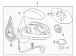 2011 Cadillac Escalade Side View Mirrors Diagram - 20778440