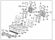 2010 Hummer H3T Seat Cushion Pad Diagram - 94711164