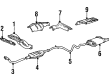 1994 Chevy Beretta Exhaust Pipe Diagram - 22592557