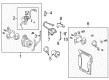 Pontiac Aztek Ride Height Sensor Diagram - 22189819