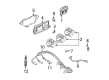 2002 Pontiac Aztek Spark Plug Wires Diagram - 12192462