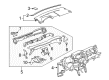 Chevy Equinox Dash Panel Vent Portion Covers Diagram - 15776073