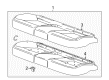 Buick Verano Seat Cushion Pad Diagram - 22992637