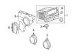 2010 Chevy HHR Car Speakers Diagram - 25926346