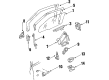 Oldsmobile 98 Door Hinge Diagram - 20300449