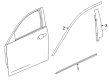 2022 Cadillac CT5 Door Moldings Diagram - 84039295