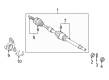 2017 Chevy City Express Axle Shaft Diagram - 19316533