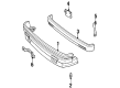 1992 Oldsmobile Bravada Bumper Diagram - 12386754