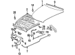 1995 Buick Riviera Weather Strip Diagram - 25614948