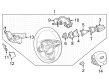 2024 Chevy Trax Steering Wheel Diagram - 60008292