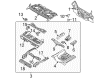 2005 Chevy Aveo Floor Pan Diagram - 96405836