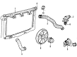 1992 Pontiac Firebird Cooling Fan Bracket Diagram - 22073435