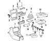 1998 Chevy Prizm Shift Linkage Boot Diagram - 94857392