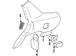 1994 Buick LeSabre Fuel Filler Housing Diagram - 25542742