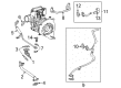 2023 Chevy Silverado 2500 HD Coolant Pipe Diagram - 12691899