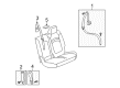 2012 Chevy Traverse Seat Belt Diagram - 19209518