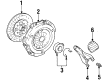 2004 Pontiac Vibe Release Bearing Diagram - 88969243