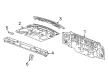 Buick LaCrosse Floor Pan Diagram - 26249981