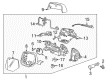 2020 GMC Acadia Side View Mirrors Diagram - 84498317