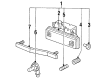 1994 Cadillac Eldorado Fog Light Diagram - 16520630