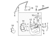 2009 Buick Enclave Weather Strip Diagram - 10372821