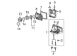 Pontiac Grand Prix Air Intake Coupling Diagram - 10344026