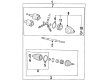 1998 Oldsmobile LSS CV Joint Diagram - 26063190