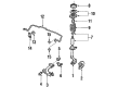 1992 Pontiac LeMans Sway Bar Kit Diagram - 90305346