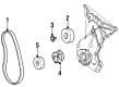 1998 Saturn SW2 Drive Belt Diagram - 21008371