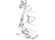 1994 Cadillac DeVille Seat Belt Diagram - 12531981