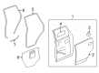 Saturn Door Seal Diagram - 95025613