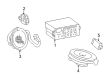 Oldsmobile Alero Car Speakers Diagram - 22698418