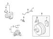 Saturn Brake Booster Vacuum Hose Diagram - 25897060