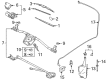 2005 Chevy Cavalier Wiper Blade Diagram - 12362505