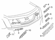 2017 Cadillac CT6 Emblem Diagram - 84090232