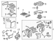 2021 Chevy Bolt EV Heater Core Diagram - 42341683