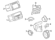 2008 Buick LaCrosse Car Speakers Diagram - 10400063