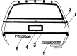 1985 Pontiac Bonneville Emblem Diagram - 3066565