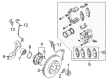 2008 Chevy Aveo5 Brake Calipers Diagram - 96475175