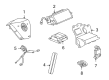 2008 Cadillac XLR Air Bag Sensor Diagram - 10385762