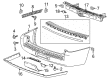 GMC Yukon XL Bumper Diagram - 22938783