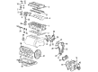 2000 Saturn LW1 Valve Cover Grommet Diagram - 12584084