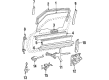 1989 Cadillac Seville Door Lock Actuator Diagram - 16605637