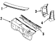 Cadillac Eldorado Door Moldings Diagram - 20113234