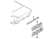 Pontiac Bonneville Emblem Diagram - 25661175